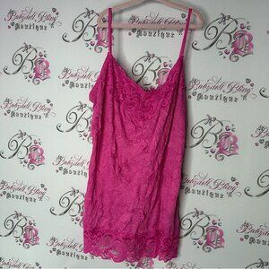 Great northwest indigo tank top tie dye style lace pink adjustable straps slinky